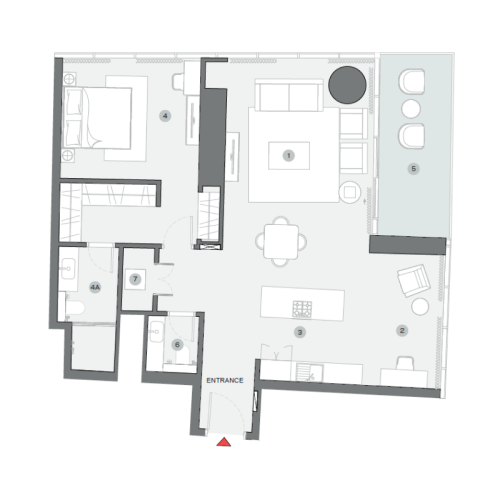 sobha seahaven 1.5 bdr