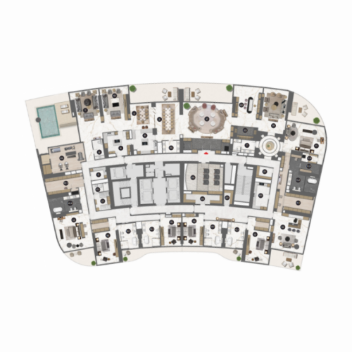 sobha seahaven 6 bdr penthouse